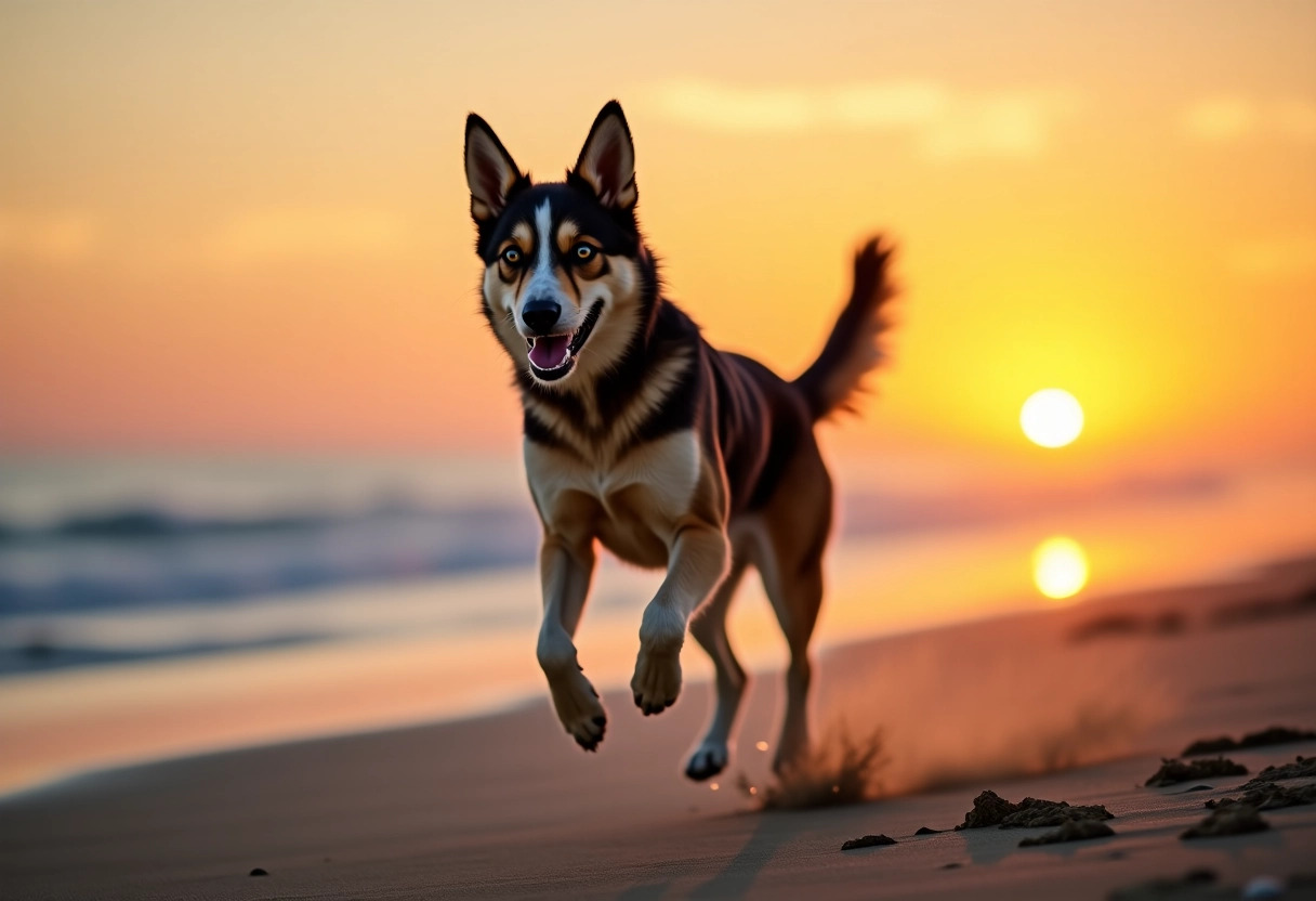 berger allemand husky