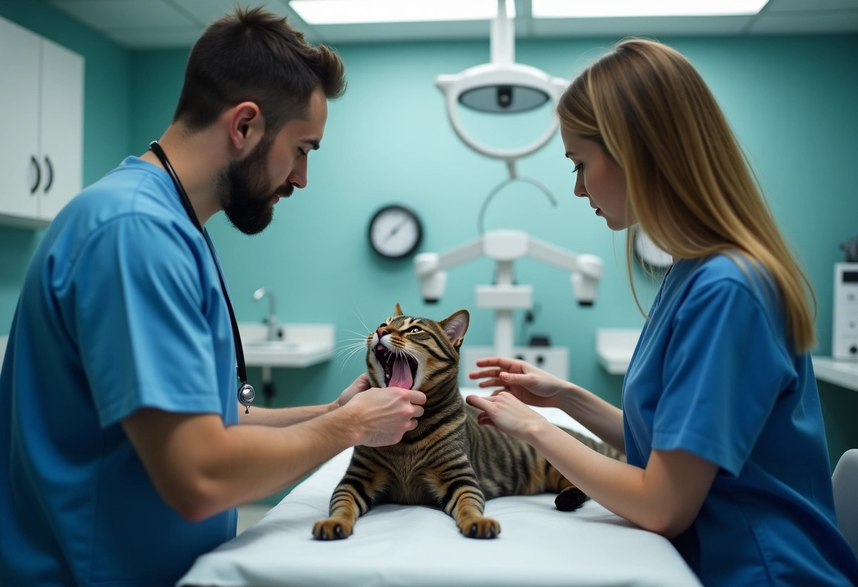 urgence vétérinaire s étouffe