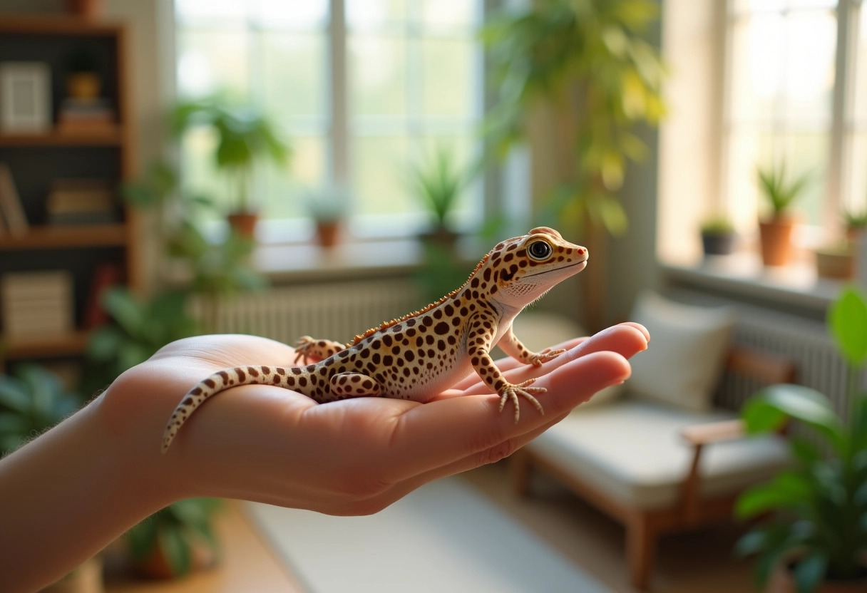 lézard domestique