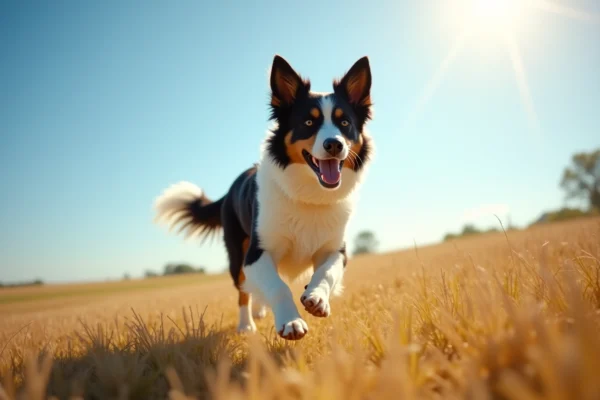 Activités physiques idéales pour un Border collie croisé Berger australien